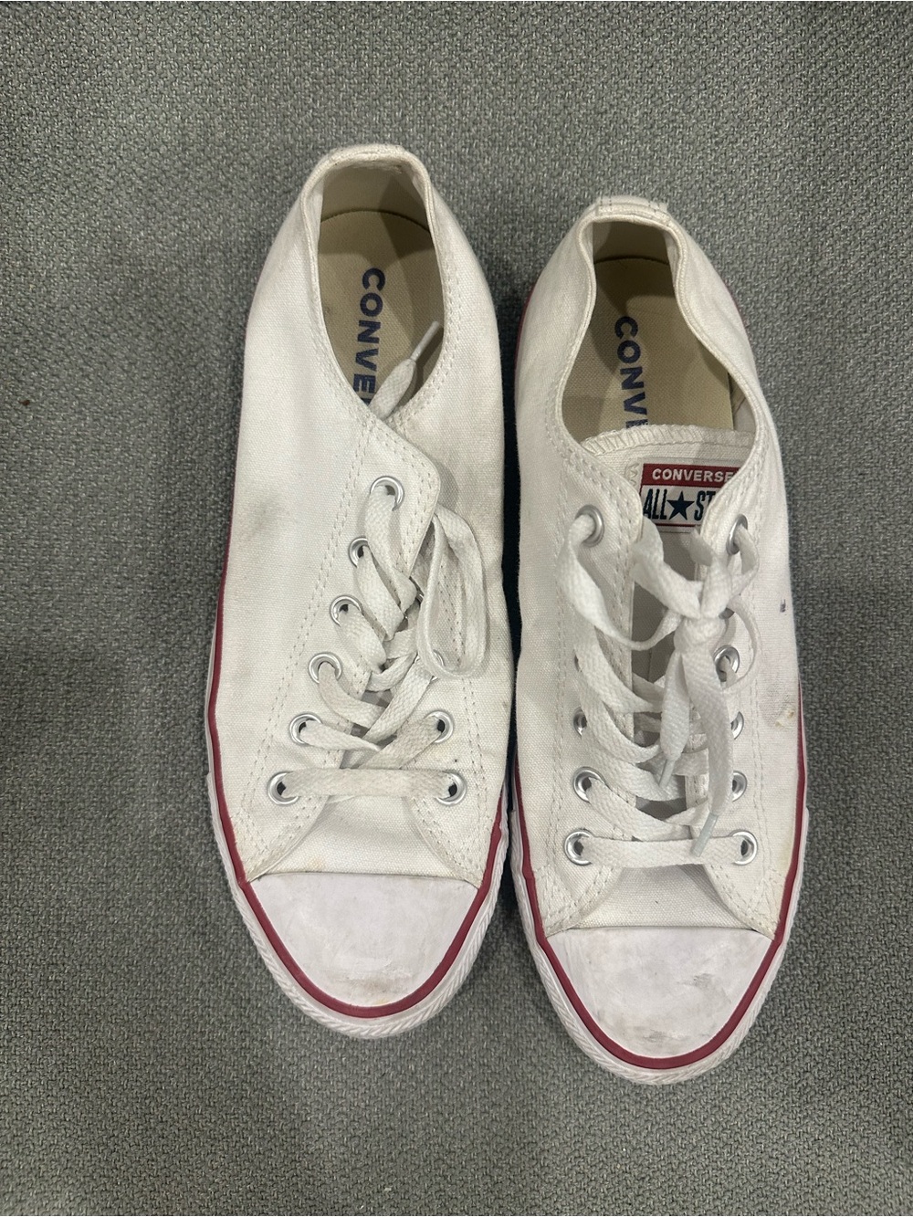 Converse White Low Top Sneakers